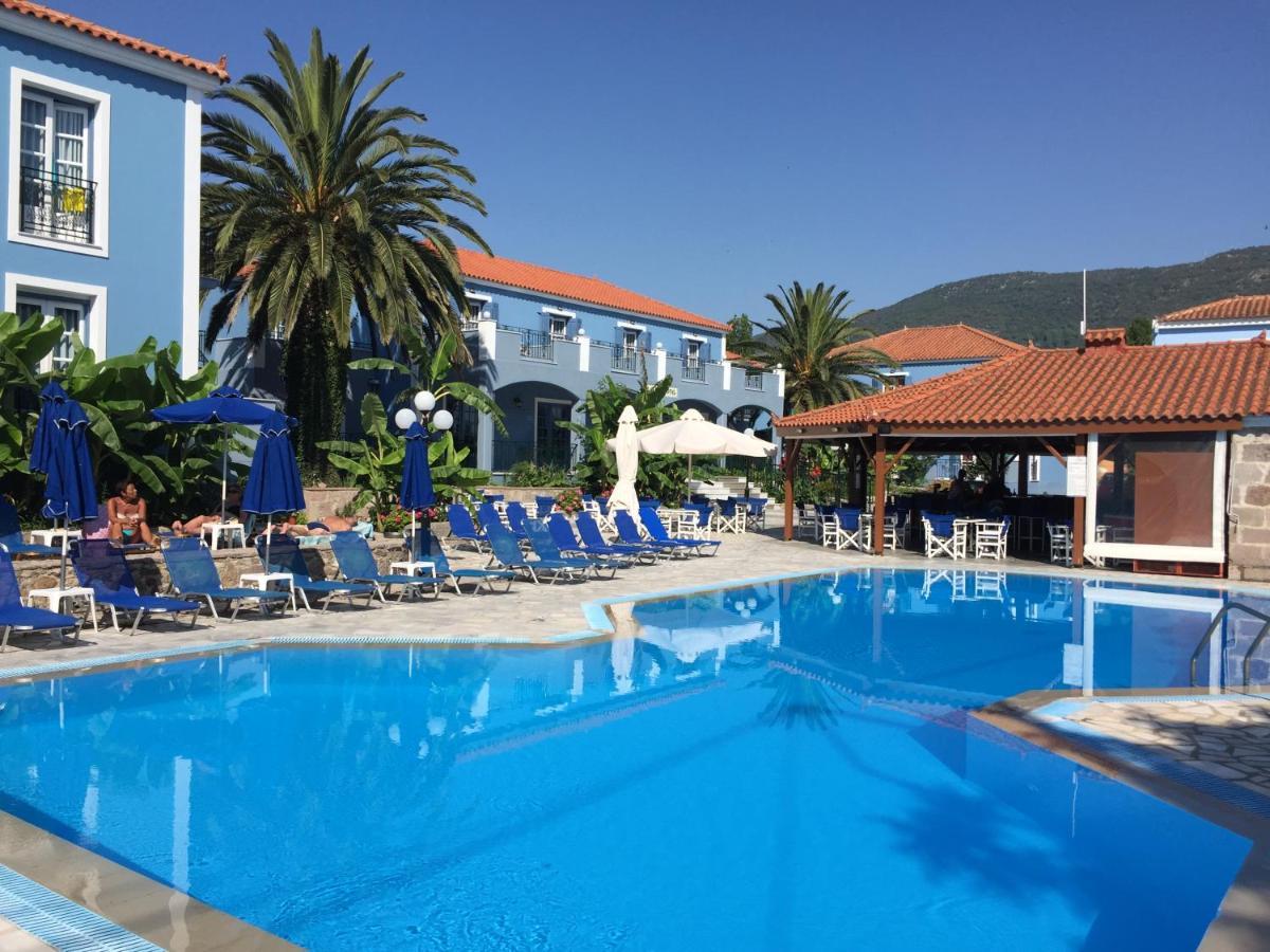 Blue Sky Hotel - Petra - Lesvos - Greece 외부 사진