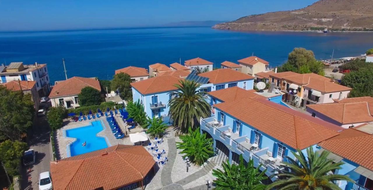 Blue Sky Hotel - Petra - Lesvos - Greece 외부 사진