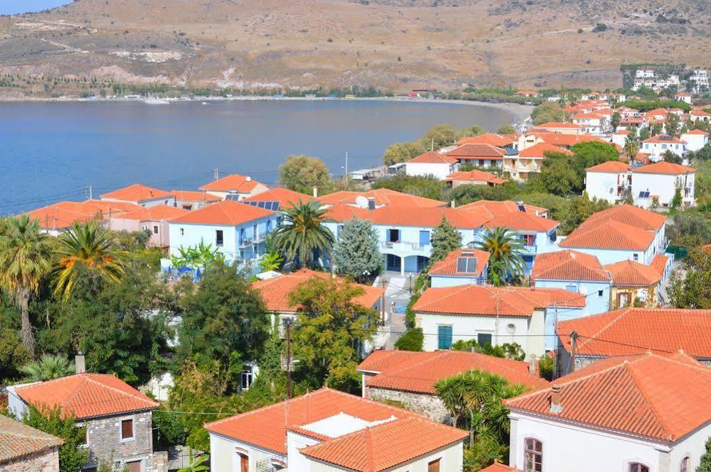 Blue Sky Hotel - Petra - Lesvos - Greece 외부 사진