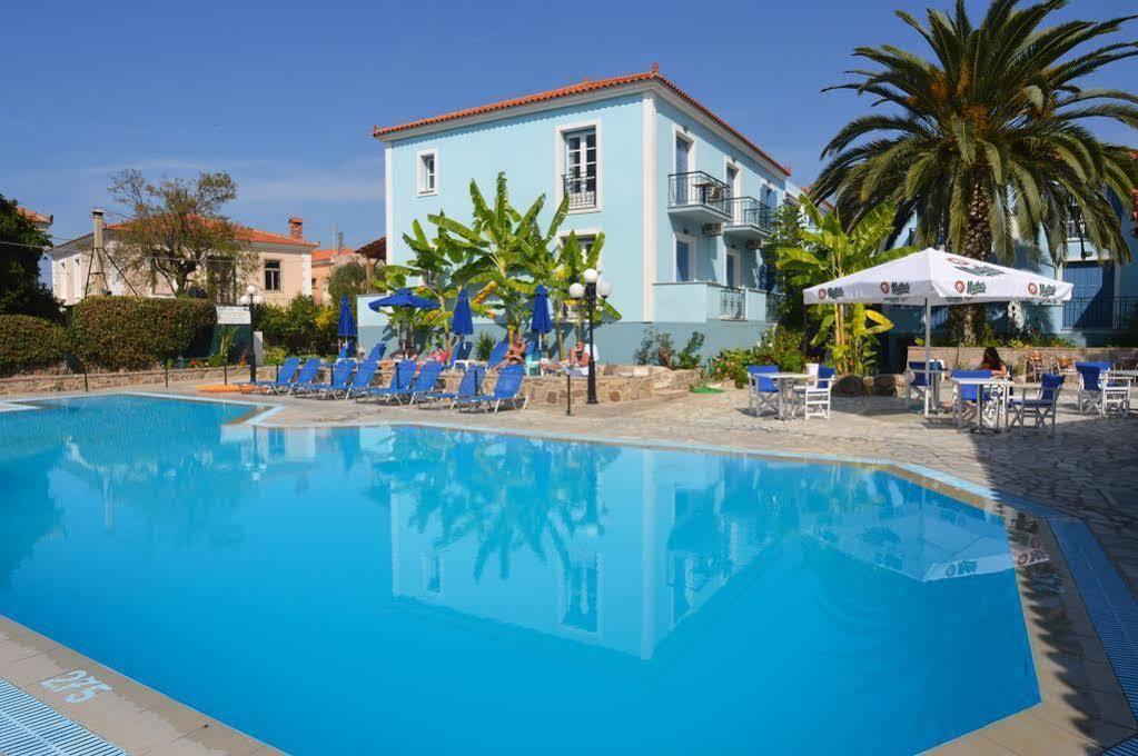 Blue Sky Hotel - Petra - Lesvos - Greece 외부 사진